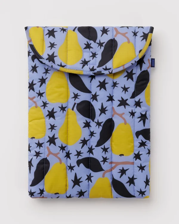 Puffy Laptop Sleeve 16" - Golden Pears - Size: OS
