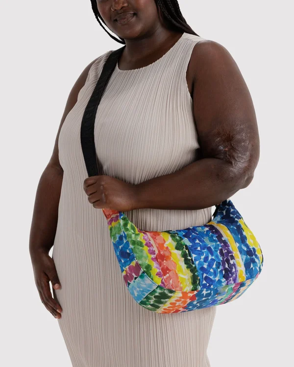 Medium Nylon Crescent Bag - Untitled Alma Woodsey Thomas - Size: OS