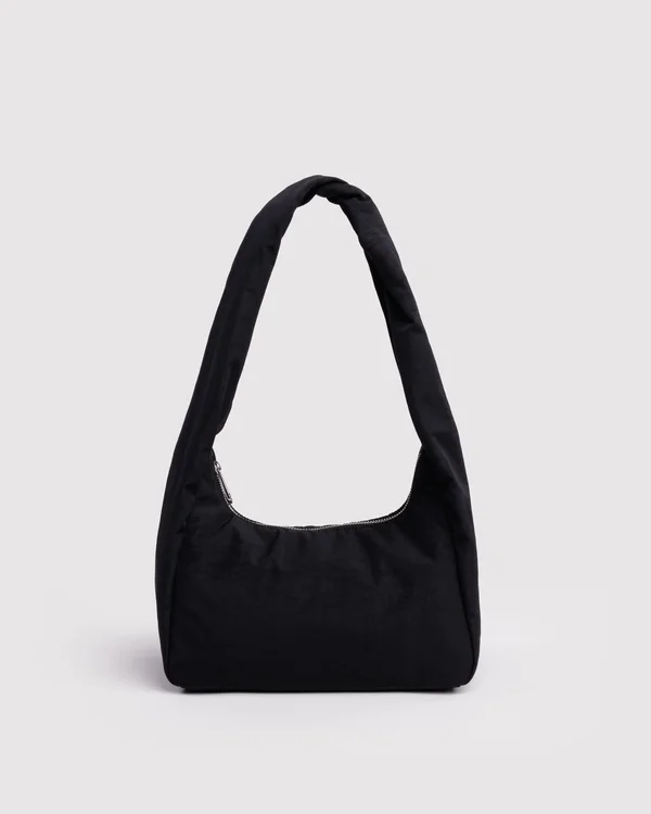 Small Nylon Meringue Bag - Black