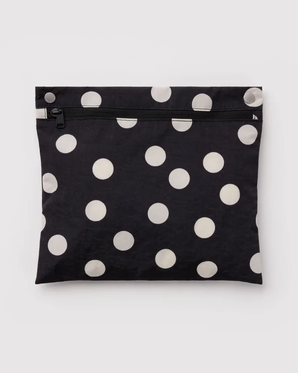 Cloud Carry-On - Black And Cream Polka Dot