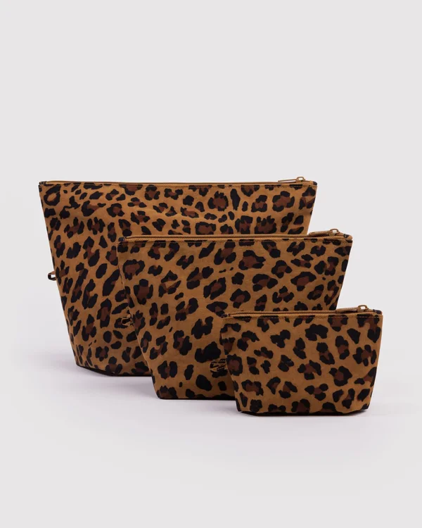 Go Pouch Set - Leopard - Material: heavyweight-nylon