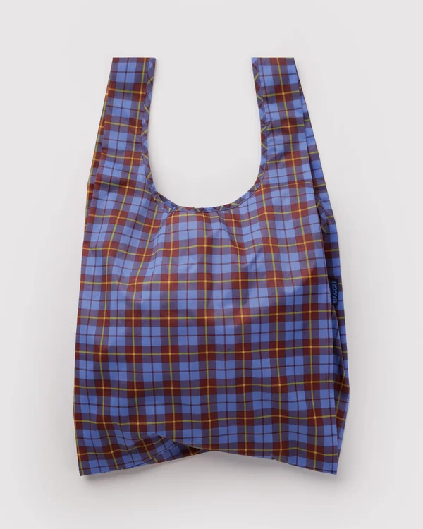 Standard Baggu - Blue Tartan - Size: OS